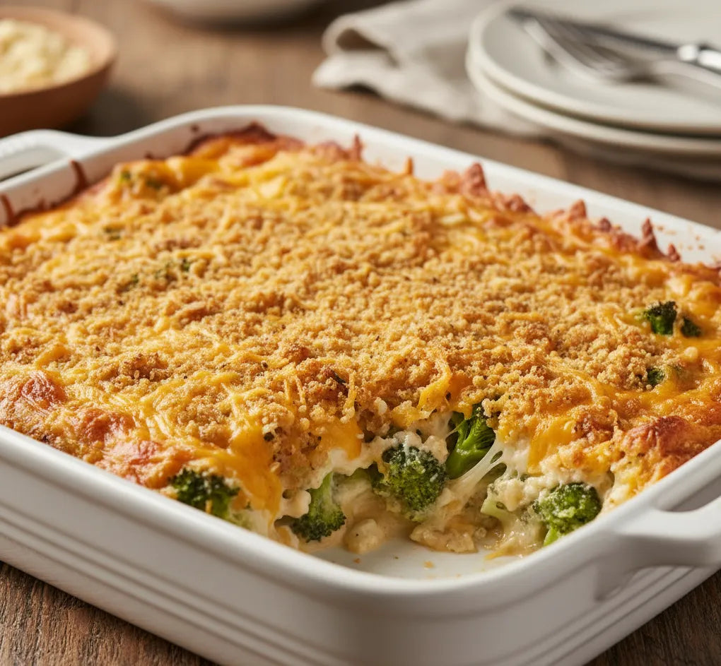 Cheesy Broccoli Casserole | Creamy, Golden, Family Favorite  &ndash; Geedel