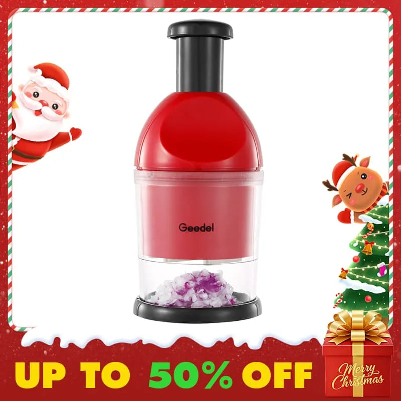 Geedel Slap Chopper,Christmas Special! Manual chopping for easy meals