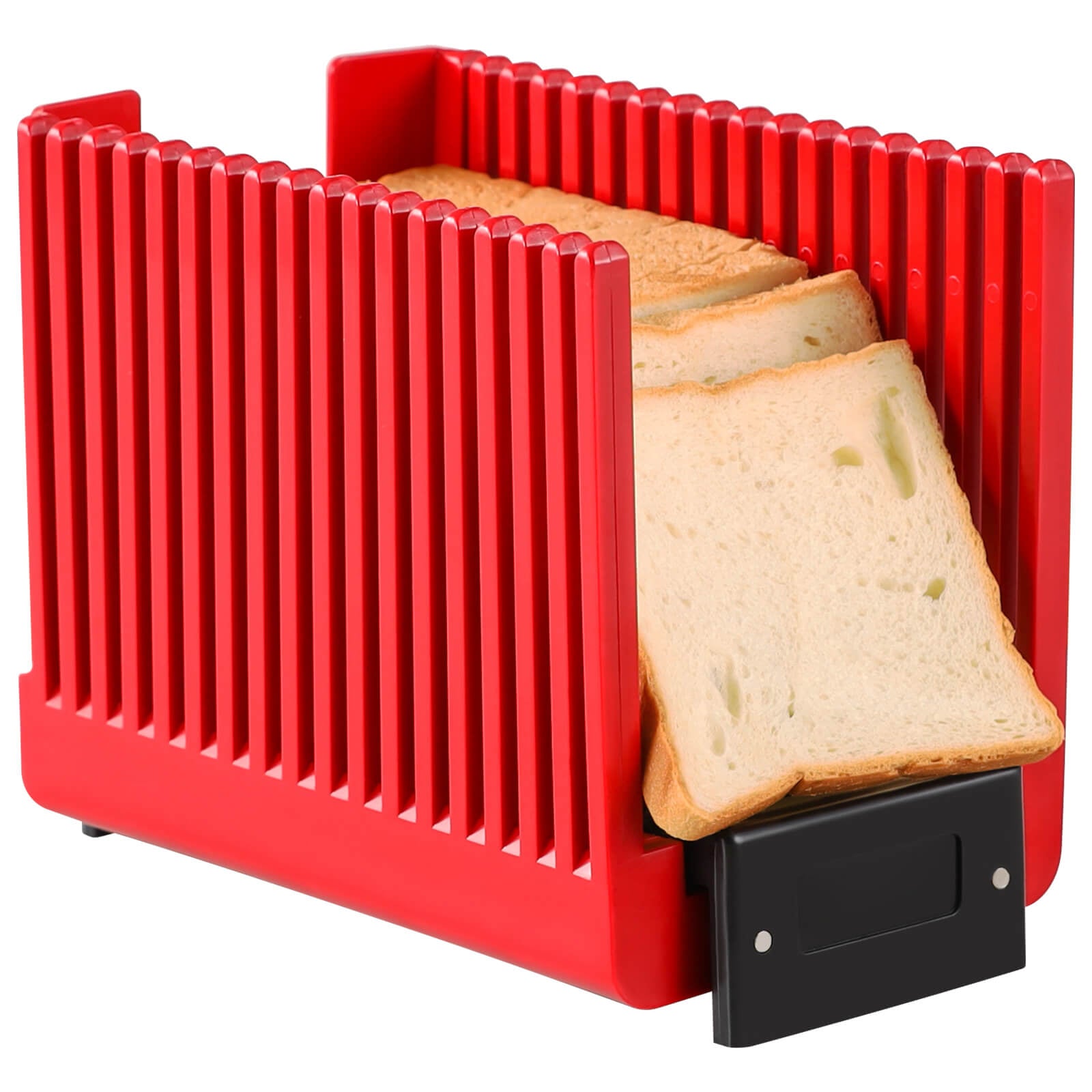 Plastic Bread Slicer for Homemade Bagel Loaf/Toast, Foldable Bread