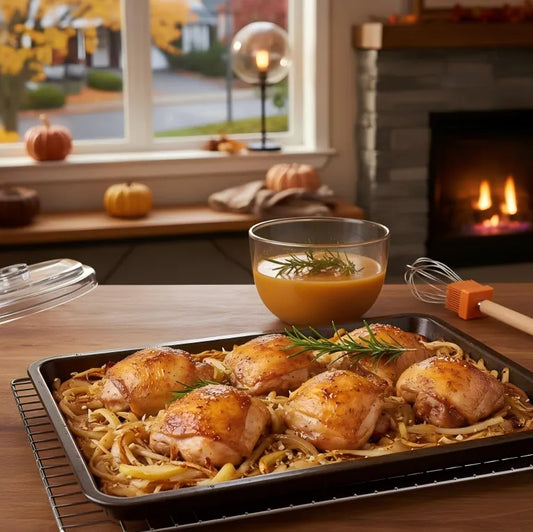 Canadian Fall Turnip &amp; Apple Shredded Roast Chicken