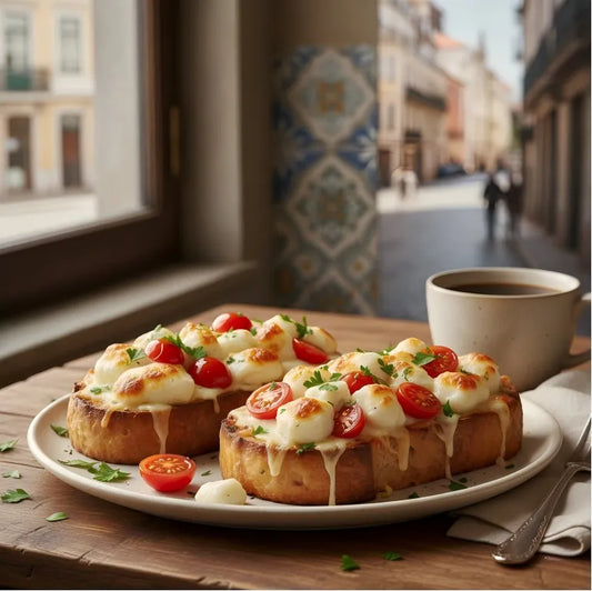 Portuguese Tomato &amp; Cod Fish Toast
