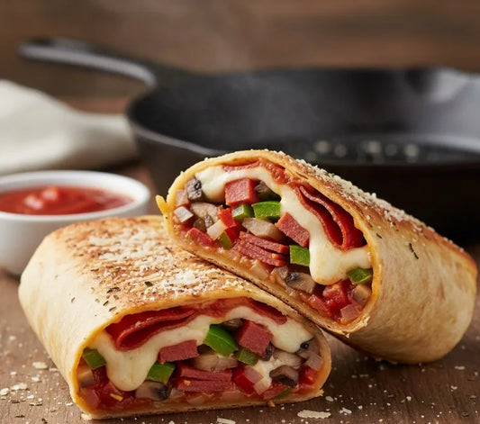 ‘Trashy’ American Pizza Burrito