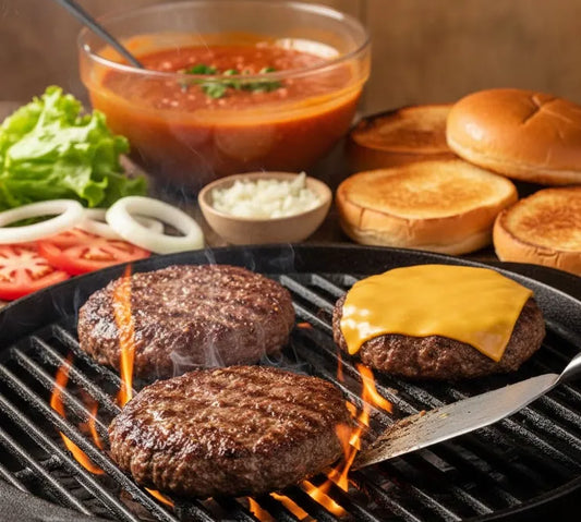 Juicy Cheeseburger with Secret Sauce