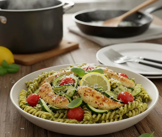 Pesto Chicken Pasta Bowl