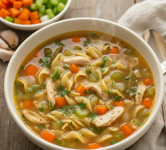Classic American Chicken Noodle Soup