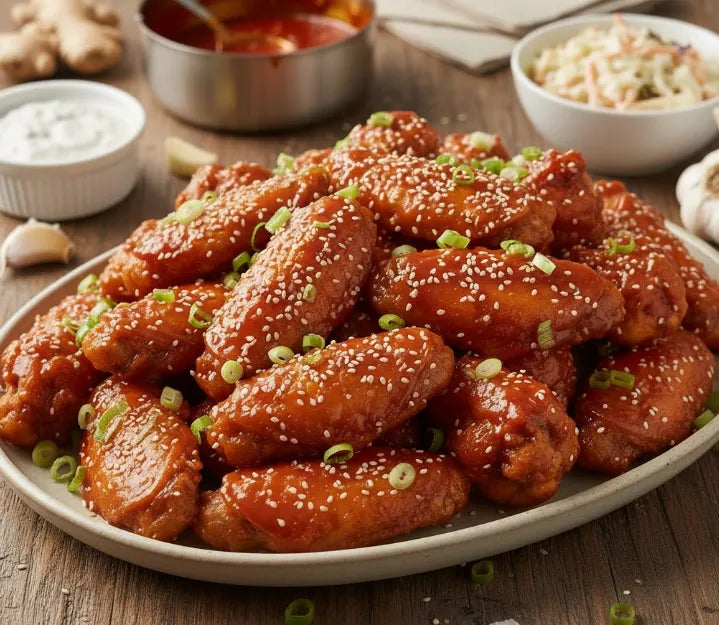 Korean Sweet and Spicy Chicken Wings