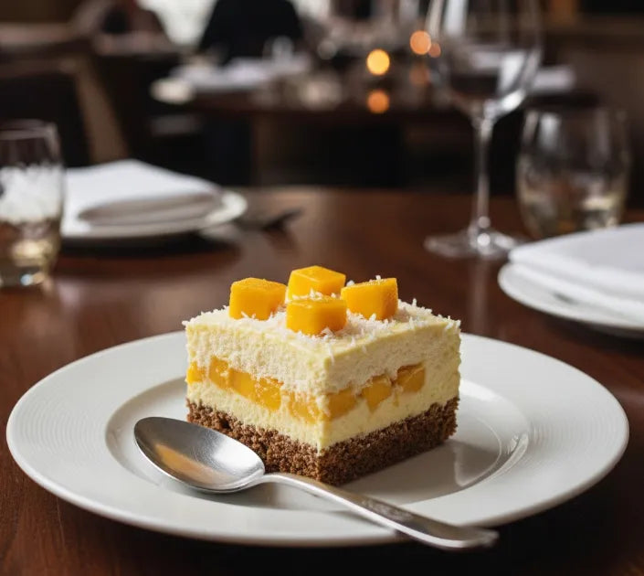 Philippine Mango Coconut Pudding