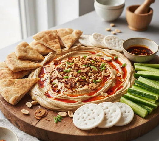 Fusion-Style Asian-Inspired Dip Platter