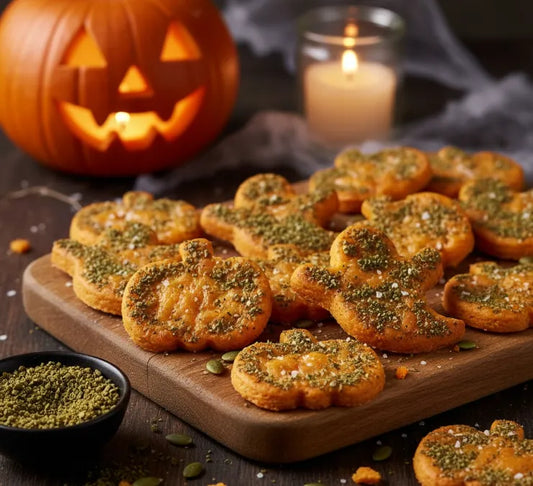Pumpkin Seed Cheese Crackers