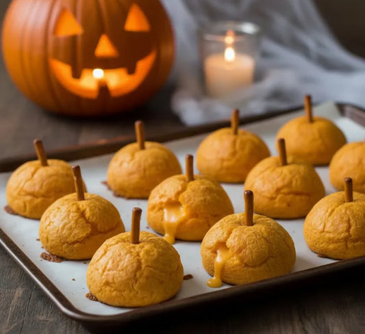 Cheese-Filled Pumpkin Puffs