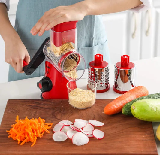 Last-Minute Guests? This Rotary Cheese Grater Shreds 2 Cups of Parmesan for Garlic Bread in 60 Seconds—No Panic Prep!