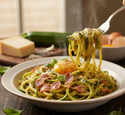 Zucchini Noodle Carbonara