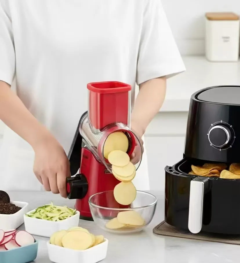 Air Fryer Sidekick: Geedel’s Blade Sets for Perfect Potato Fries &amp; Chips—Fast &amp; Crispy!