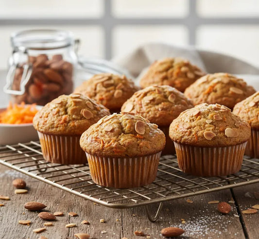 Carrot Almond Muffins