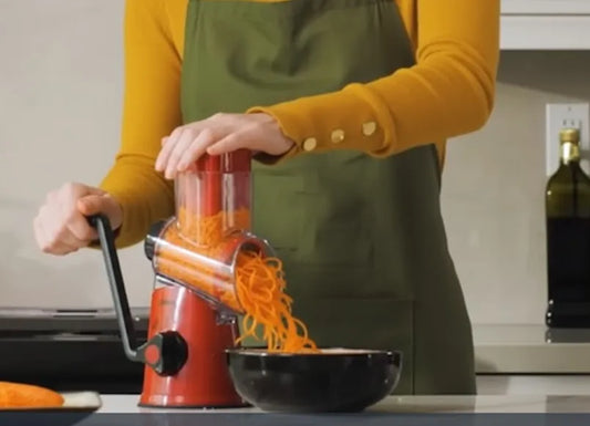 Low-Histamine Kitchen Must-Have: Geedel Rotary Cheese Grater – Fast Shredding Preserves Fresh Veggies!
