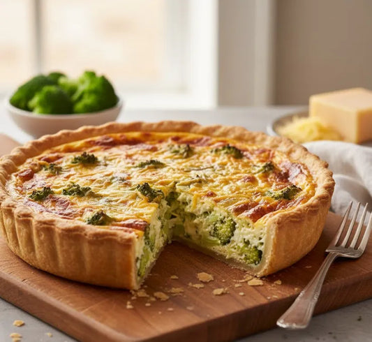 Cheesy Broccoli Quiche