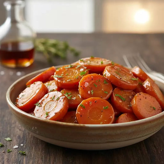 Maple-Glazed Carrot Coins: Sweet, Shiny, Thanksgiving-Ready