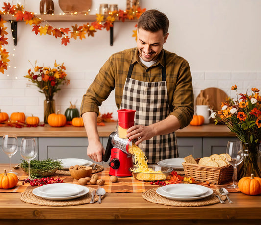 12x Faster Sides with Geedel Rotary Cheese Grater: Thanksgiving MVP！