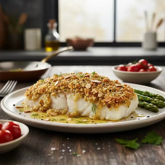 Almond Crusted Cod: Crispy, Nutty, Golden Perfection