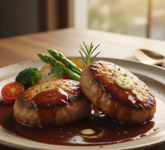 Hamburg Steak with Demi-Glace Sauce