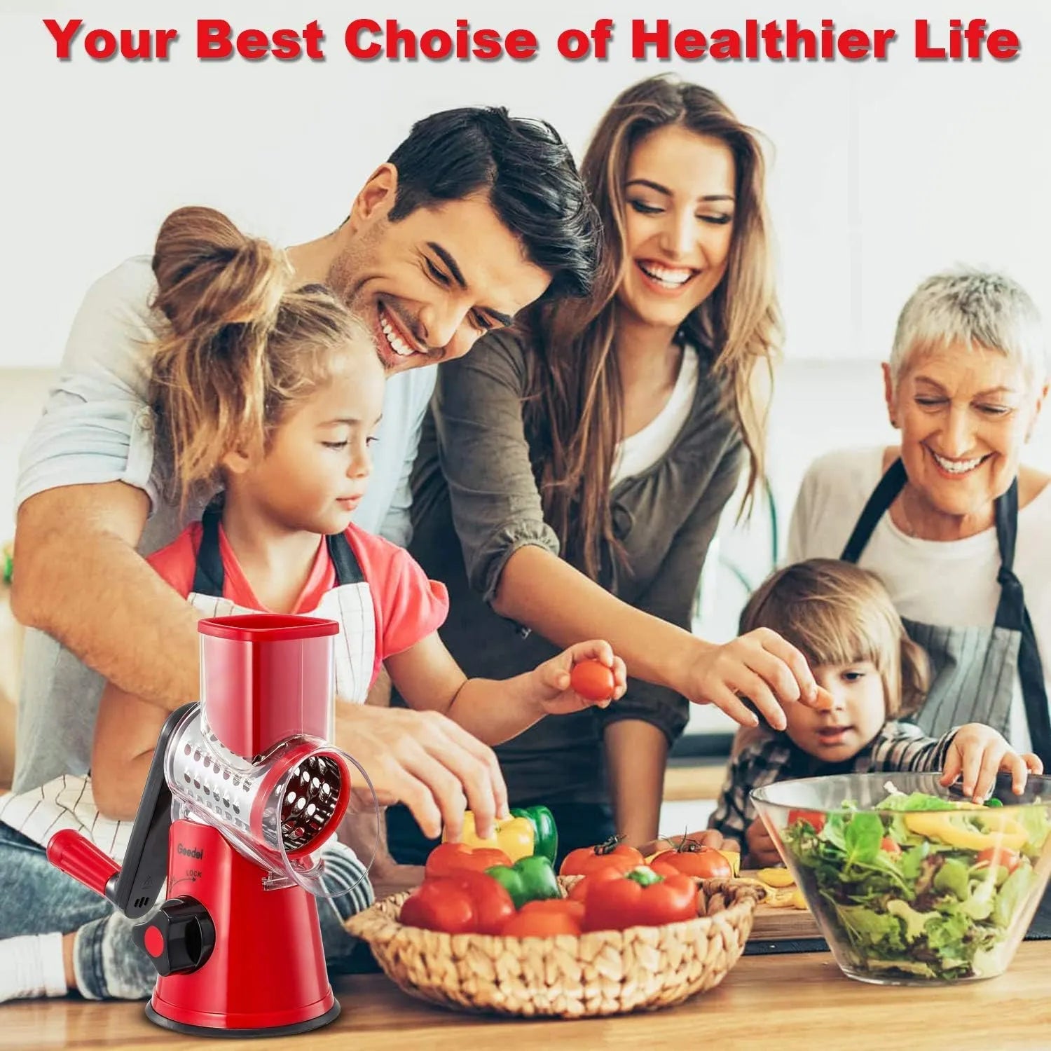 Fresh, Healthy Cooking at Home: Why the Geedel Rotary Cheese Grater Fits the Future of Food