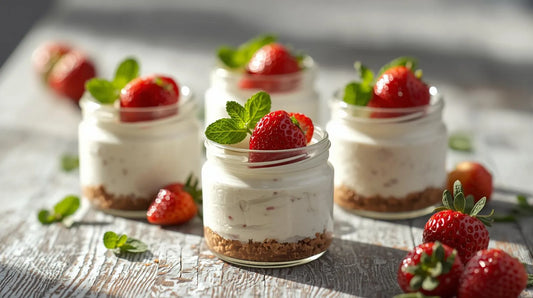 Greek Yogurt Cheesecake Jars — A Healthy Twist on a Classic Dessert