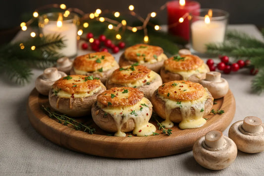 Cheese-Stuffed Mushrooms: A Festive Vegetarian Holiday Appetizer