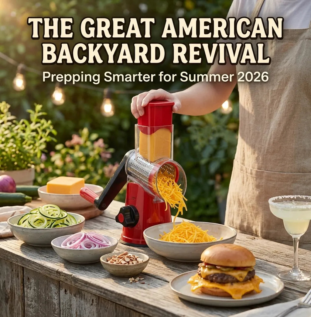 Summer 2026 Entertaining Made Easy: How a Geedel Rotary Cheese Grater Cuts Your Prep Time in Half