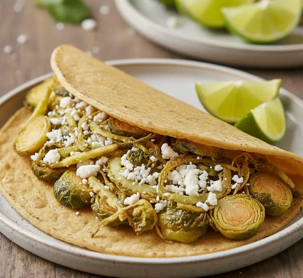 Shaved Brussels Sprout Tacos: Crispy, Fresh, Surprisingly Addictive ...