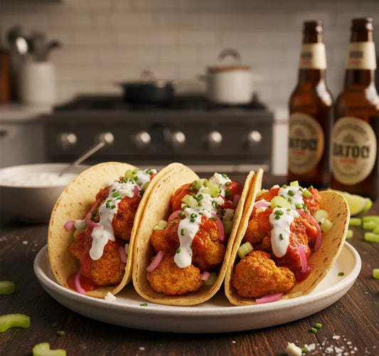 Buffalo Cauliflower Tacos