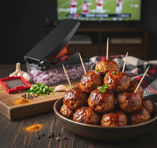 American BBQ Onion Chicken Meatballs