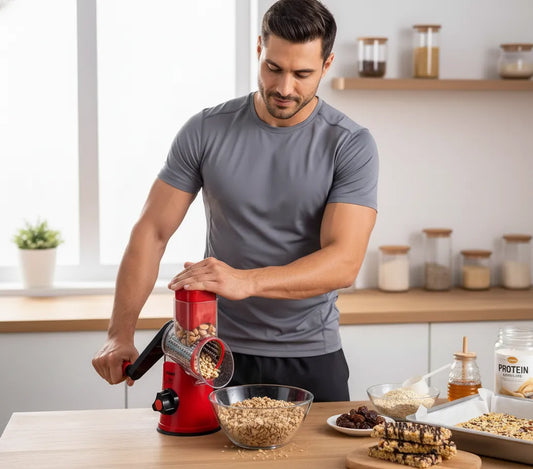 Power Up Your Protein Bars: Geedel’s 5-Blade Set Eases Nut Grinding for Fitness Fans