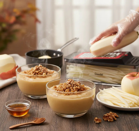 Apple-Yam Puree with Maple-Walnut Crumble