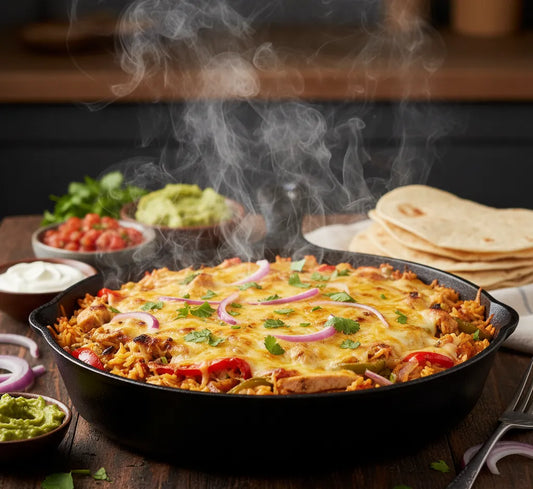 Sizzling Fajita Skillet Casserole: One-Pan Tex-Mex Magic