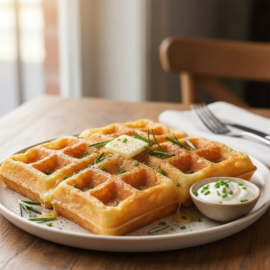 Savory Cheese Waffles: Crispy, Cheesy, Breakfast-for-Dinner Magic