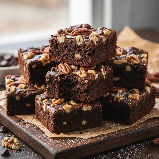 Nutty Chocolate Brownies: Fudgy, Crunchy, Irresistible Bites