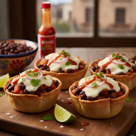 Mexican Black Bean &amp; Cheese Taco Bowls