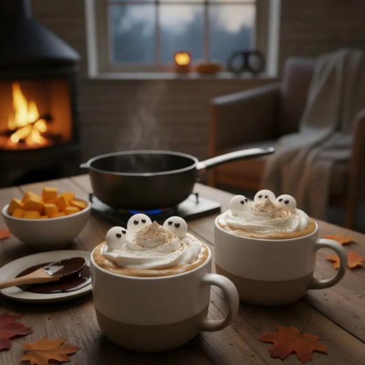 Pumpkin Ghost Hot Chocolate