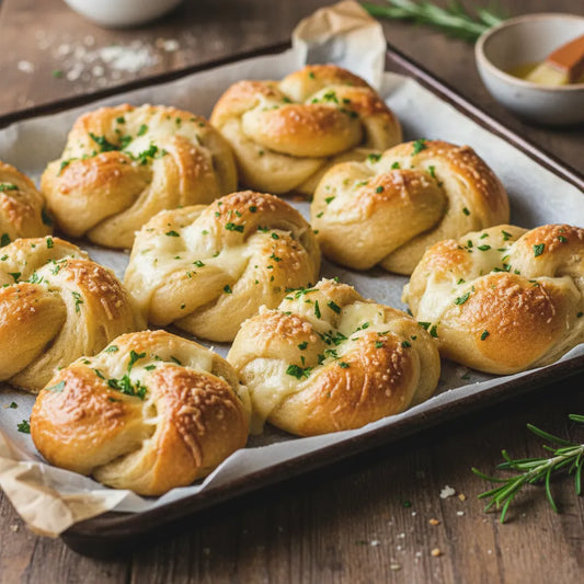 Crispy Garlic Cheese Knots: Cheesy, Garlicky Bliss in Every Twist