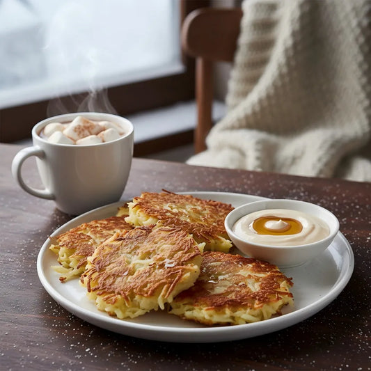 Canadian Maple Radish &amp; Potato Shredded Fritters