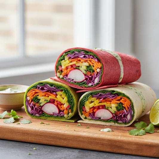 Rainbow Veggie “Confetti” Wraps: The Prettiest Lunch You’ll Ever Eat