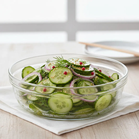 Cool & Crisp Sliced Cucumber Salad: Refreshing Summer on a Plate