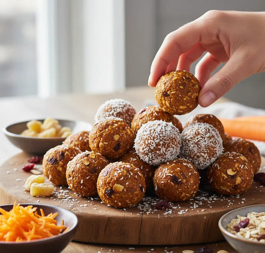 Carrot & Ginger Energy Balls: Sunshine in Every Bite