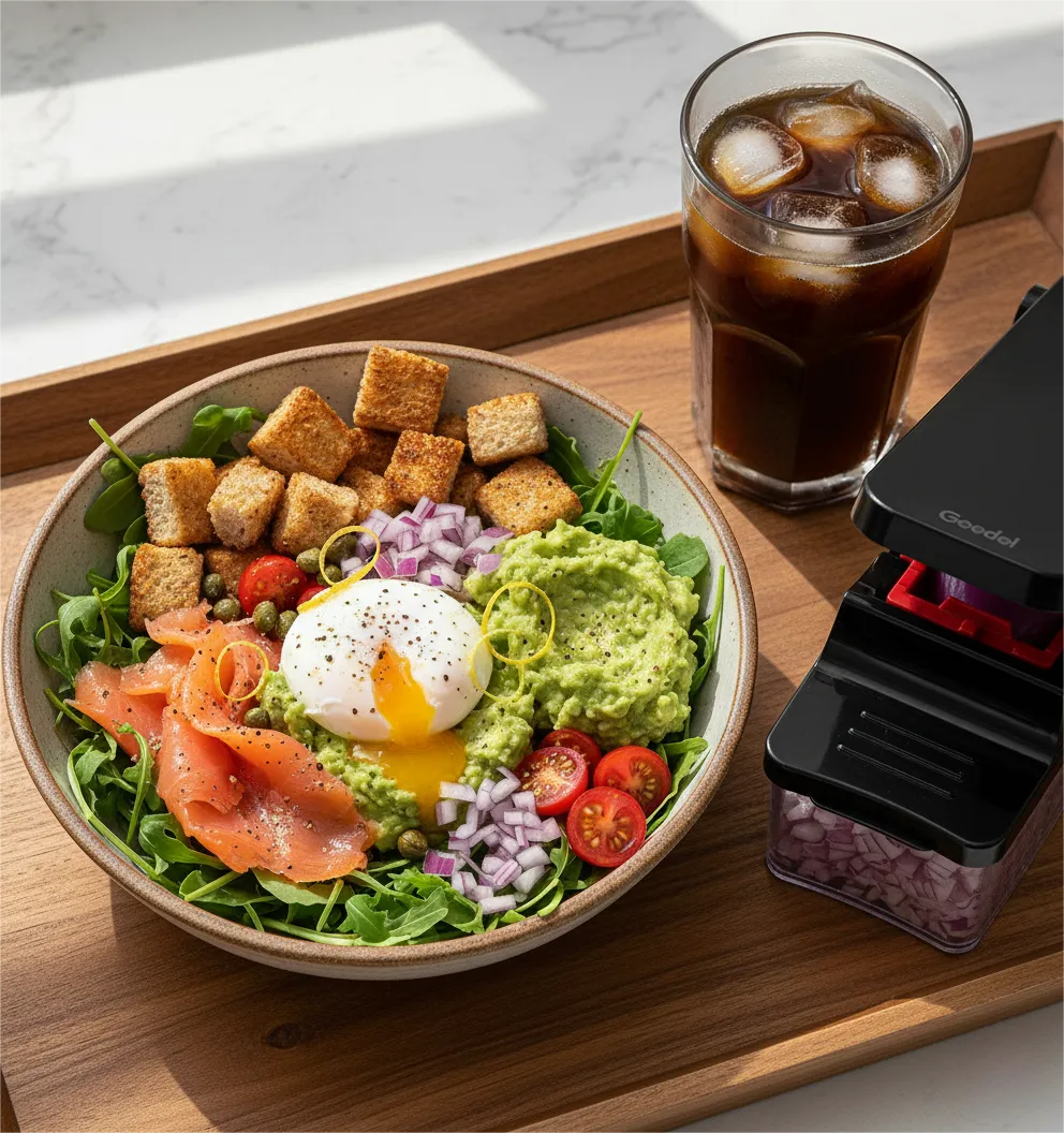 American Smoked Salmon &amp; Avocado Breakfast Bowl