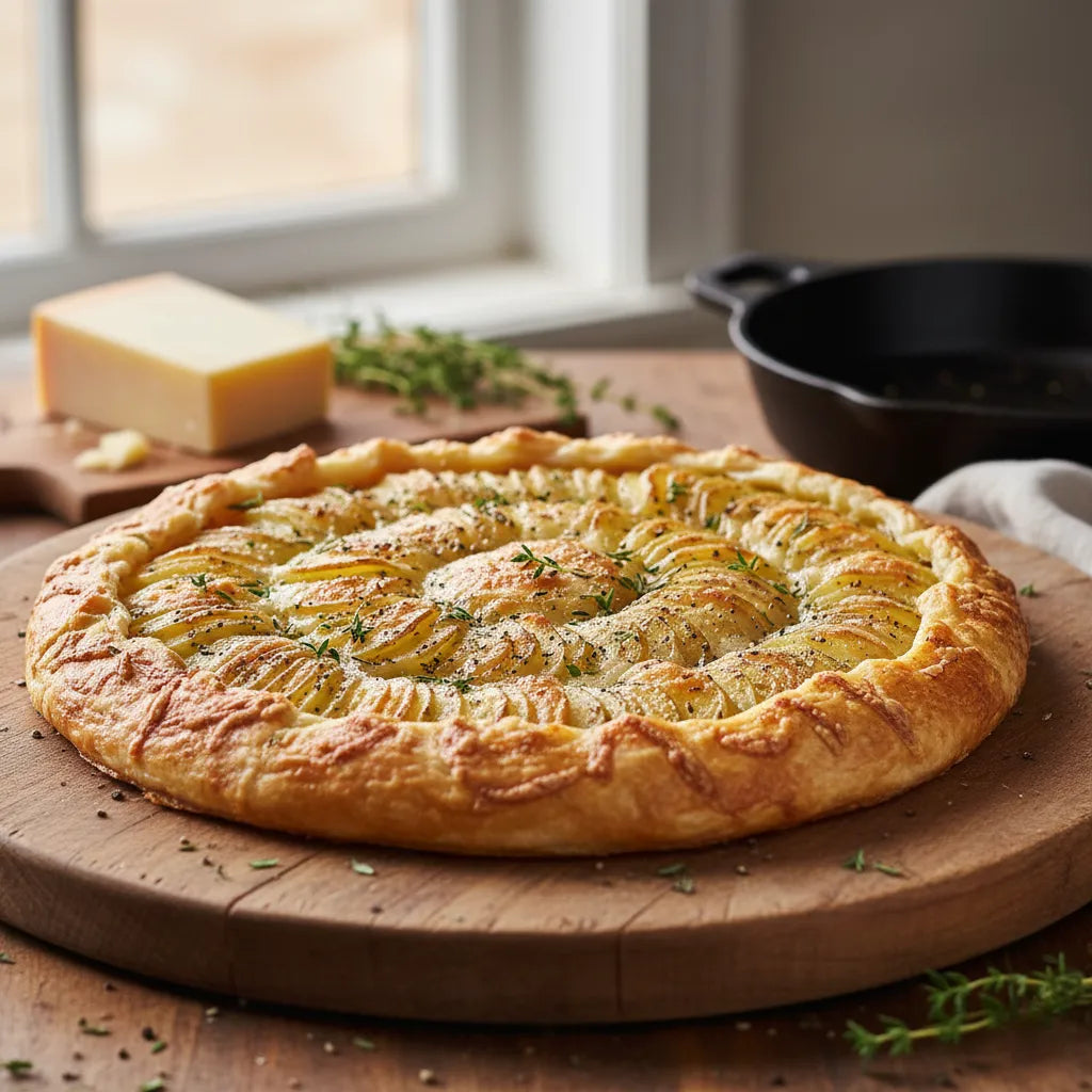 Gruyère & Thyme Potato Galette: Crispy, Cheesy, Pure Potato Magic