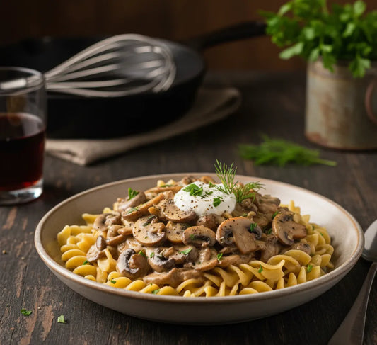 Mushroom Stroganoff