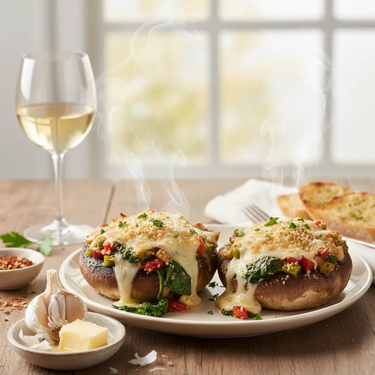 Stuffed Portobello Mushrooms: Savory, Cheesy, Crowd-Pleasing Perfection