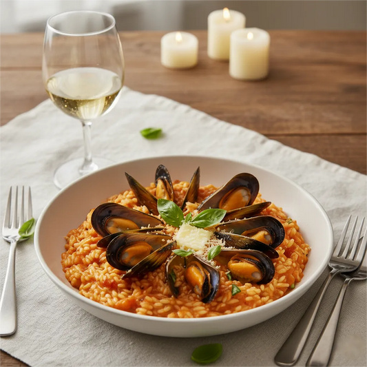 Italian Mussel & Tomato Risotto