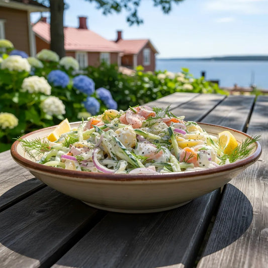 Finnish Smoked Salmon Potato Salad