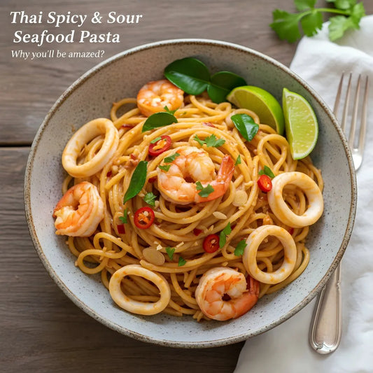 Thai Spicy &  Sour Seafood Pasta
